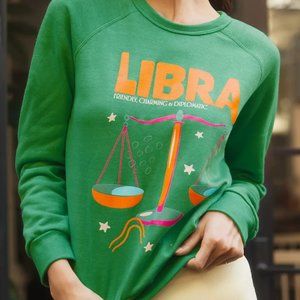 anthropologie zodiac libra sweatshirt by midnight rider